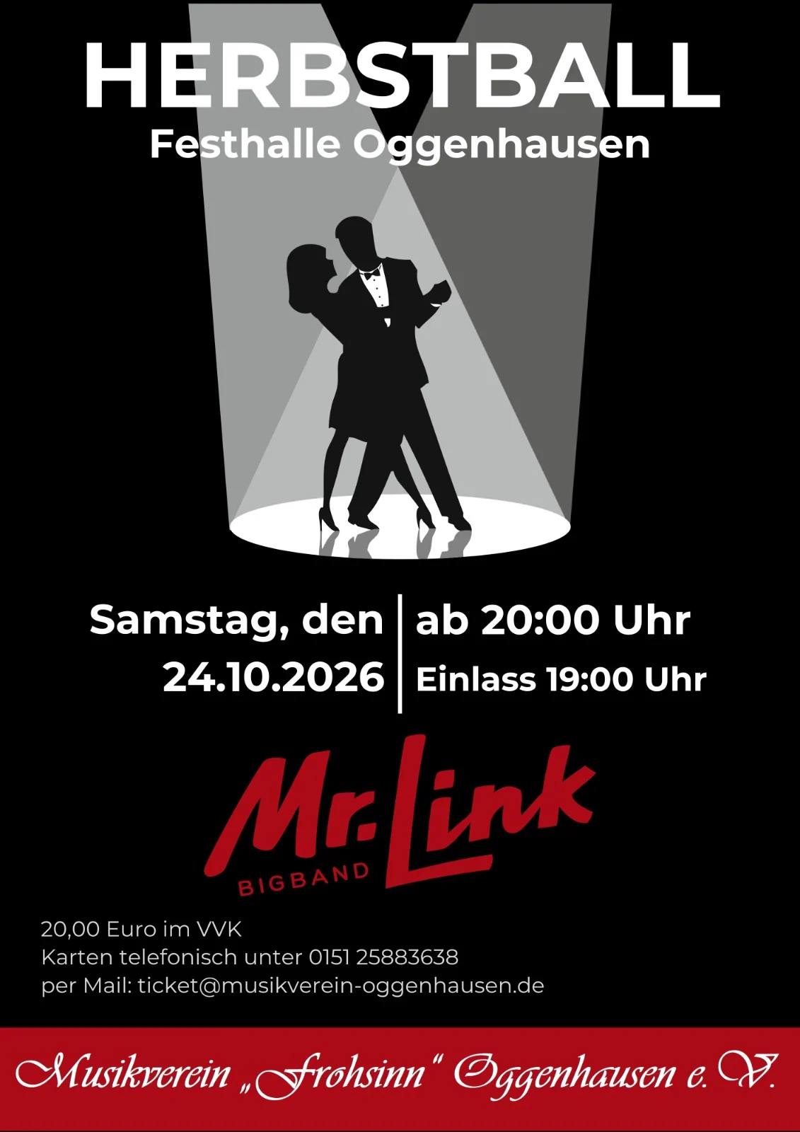 Herbstball 2026 Mr. Link Flyer